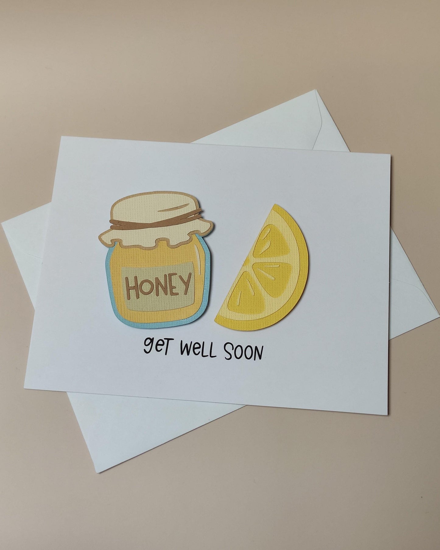 Get Well Soon: Honey & Lemon Card