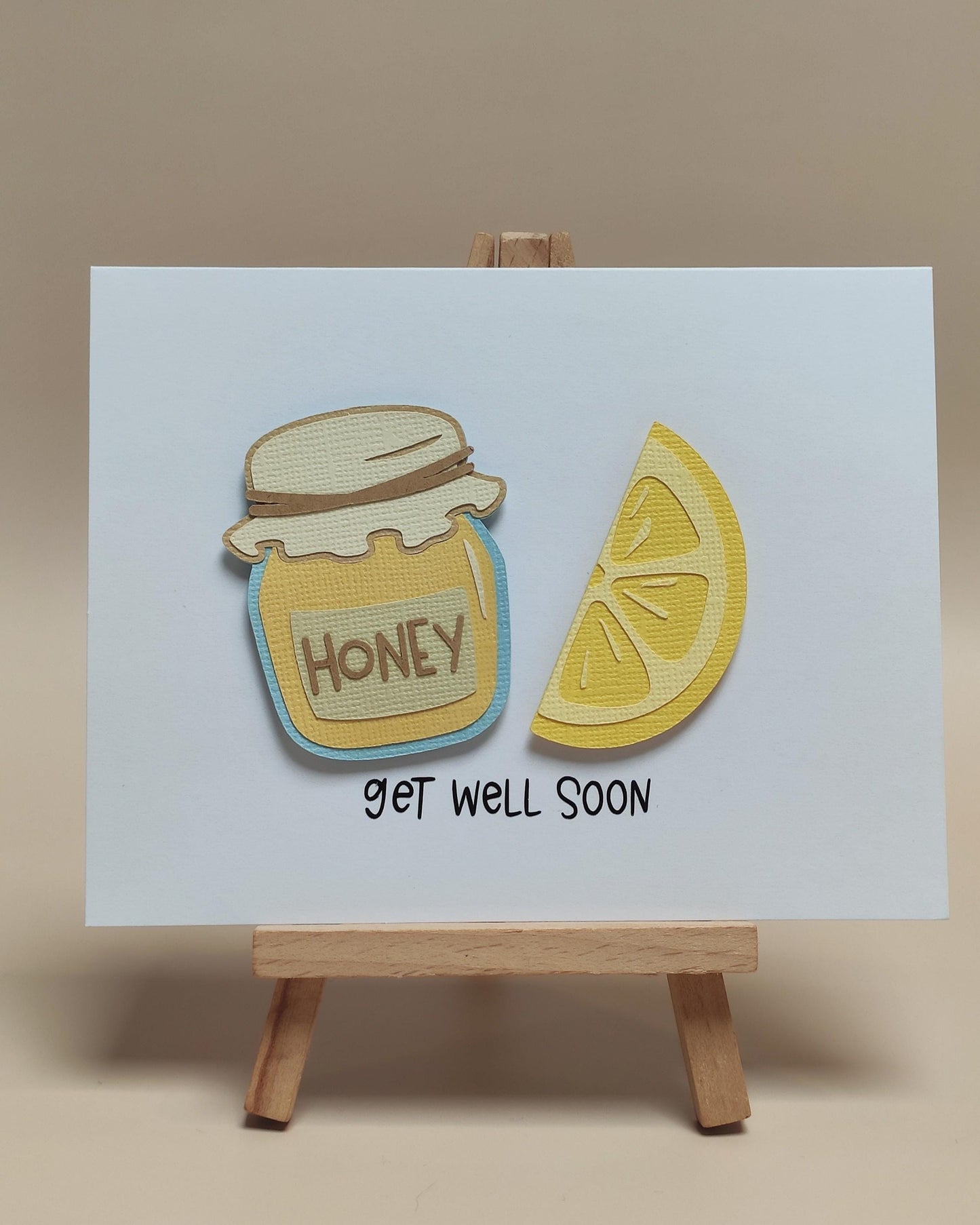 Get Well Soon: Honey & Lemon Card