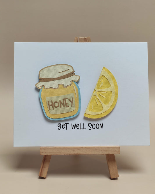 Get Well Soon: Honey & Lemon Card
