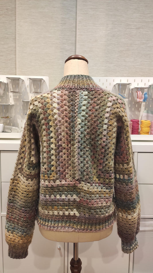 Granny Square Jumper: Handmade Vintage Style